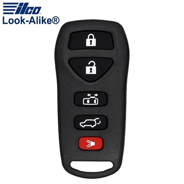 Ilco LAL RKE-NIS-5B1 5 Button Nissan Remote Keyless Entry (KBRASTU51) ILCO-AX00013600